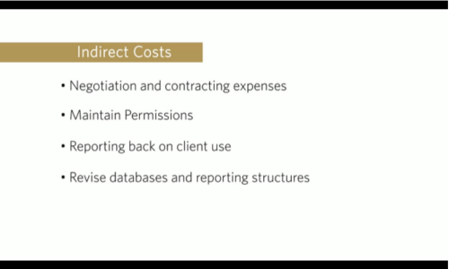 Interview indirect costs